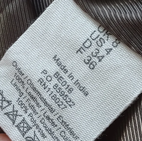 Boden limited edition leather biker Moto cropped asymmetric jacket